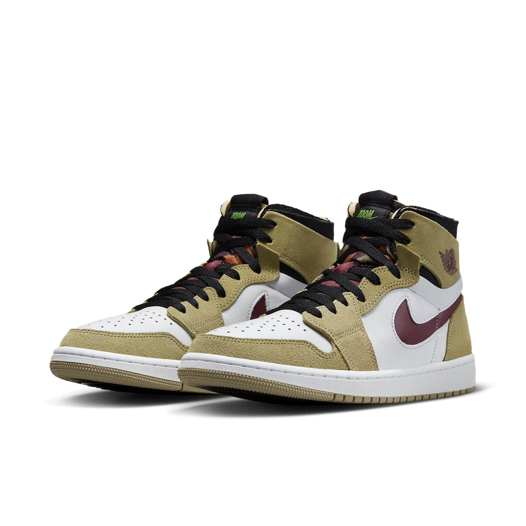 AIR JORDAN 1 ZOOM CMFT KHAKI MAROON
