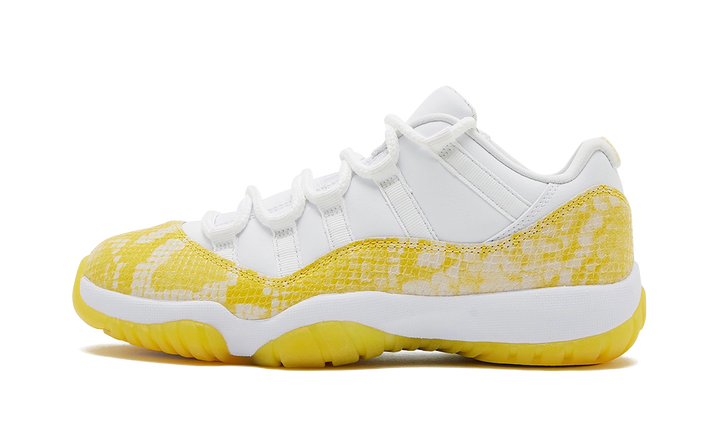 AIR JORDAN 11 LOW YELLOW SNAKESKIN WOMENS