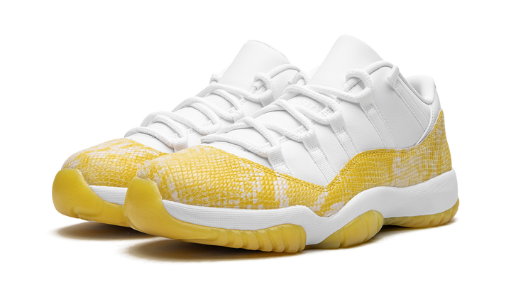AIR JORDAN 11 LOW YELLOW SNAKESKIN WOMENS