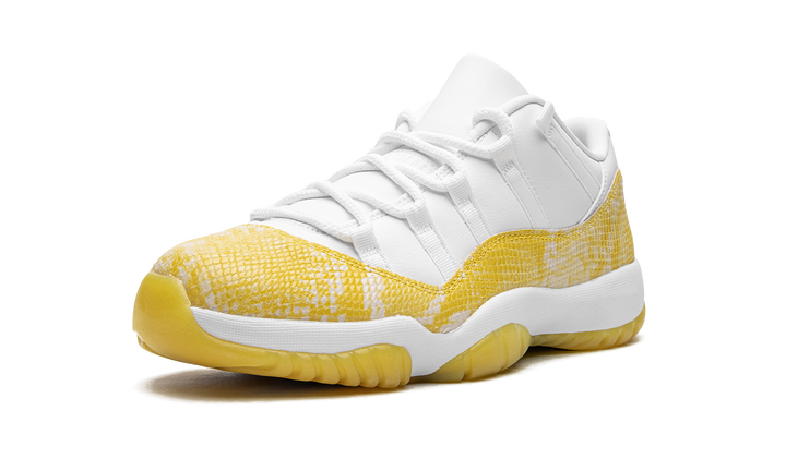 AIR JORDAN 11 LOW YELLOW SNAKESKIN WOMENS