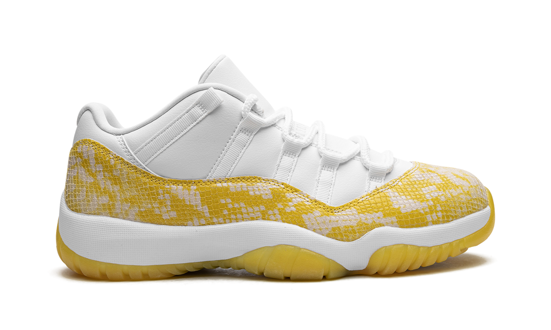 AIR JORDAN 11 LOW YELLOW SNAKESKIN WOMENS