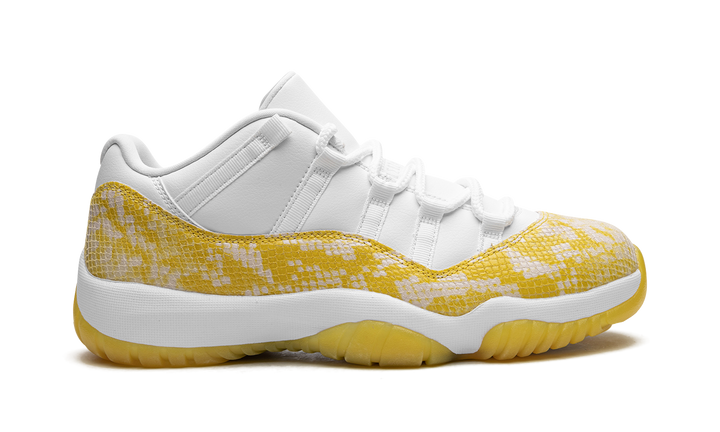 AIR JORDAN 11 LOW YELLOW SNAKESKIN WOMENS