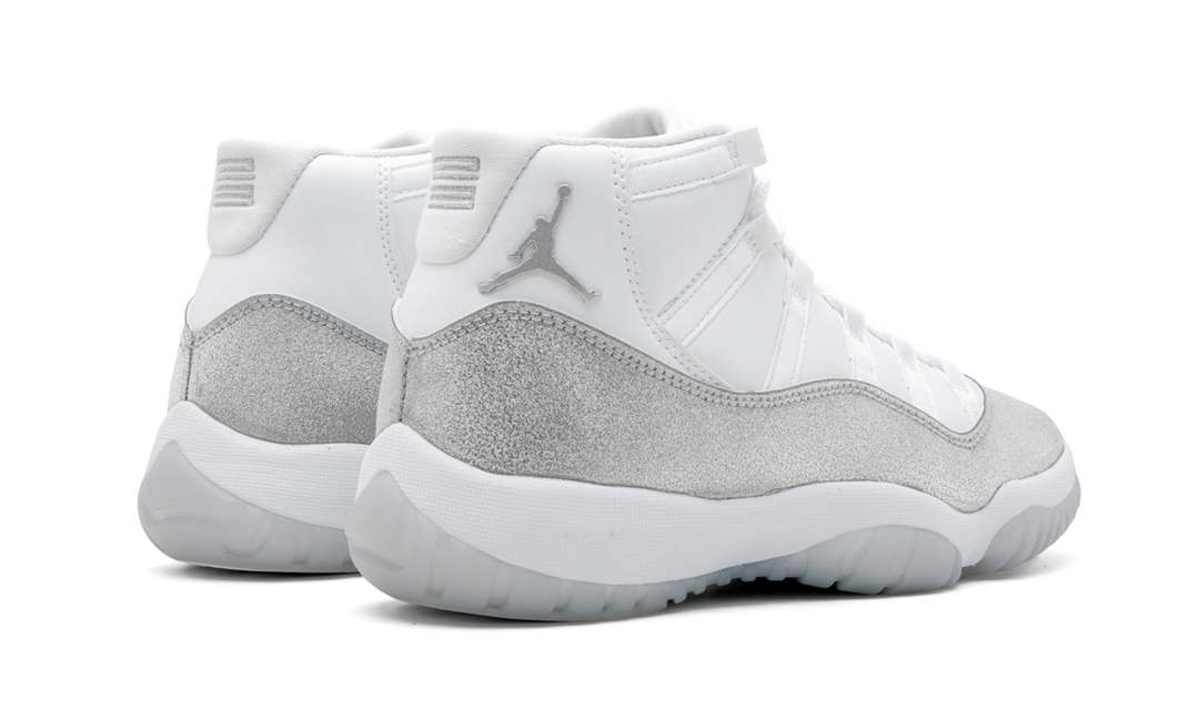 AIR JORDAN 11 RETRO WHITE METALLIC SILVER WOMENS