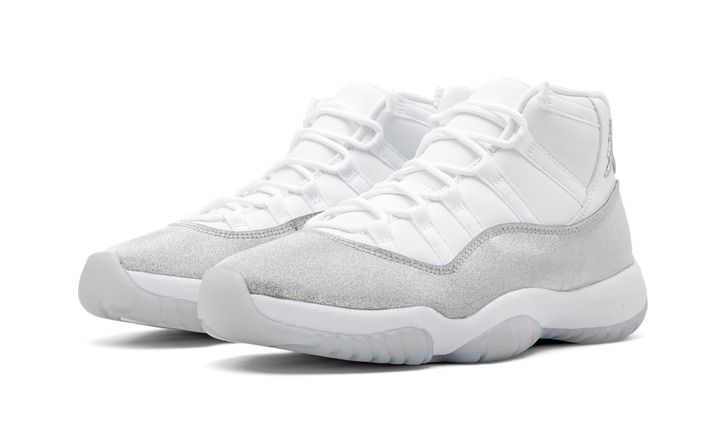 AIR JORDAN 11 RETRO WHITE METALLIC SILVER WOMENS