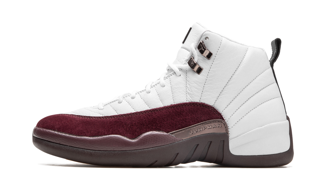 AIR JORDAN 12 X A MA MANIERE WHITE BURGUNDY CRUSH