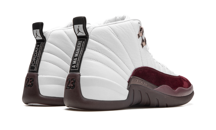 AIR JORDAN 12 X A MA MANIERE WHITE BURGUNDY CRUSH