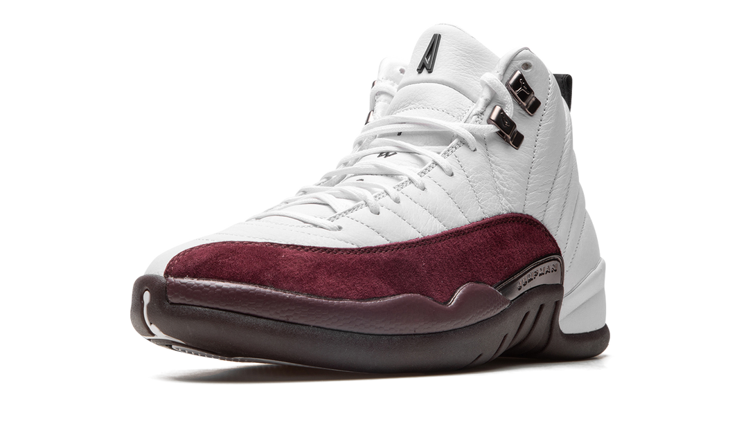 AIR JORDAN 12 X A MA MANIERE WHITE BURGUNDY CRUSH