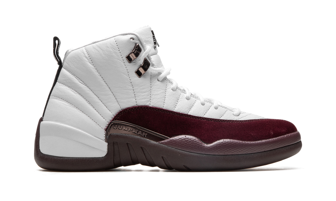AIR JORDAN 12 X A MA MANIERE WHITE BURGUNDY CRUSH