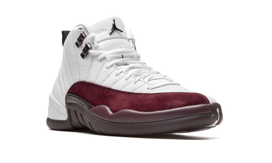 AIR JORDAN 12 X A MA MANIERE WHITE BURGUNDY CRUSH