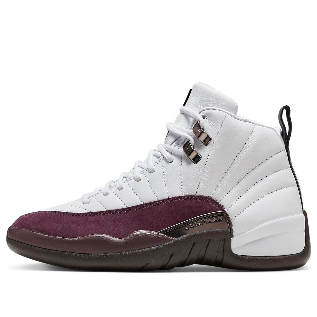 AIR JORDAN 12 X A MA MANIERE WHITE BURGUNDY CRUSH