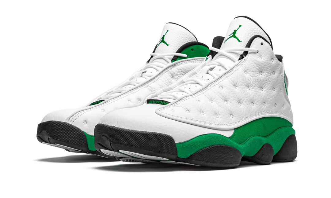 AIR JORDAN 13 RETRO WHITE LUCKY GREEN