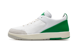 AIR JORDAN 2 RETRO LOW SE X NINA CHANEL ABNEY WHITE MALACHITE WOMENS