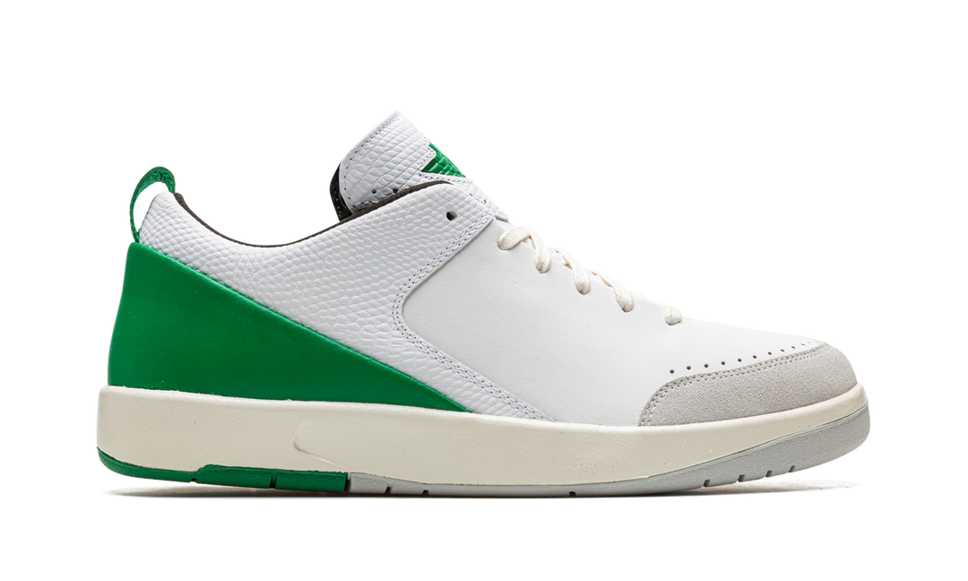 AIR JORDAN 2 RETRO LOW SE X NINA CHANEL ABNEY WHITE MALACHITE WOMENS