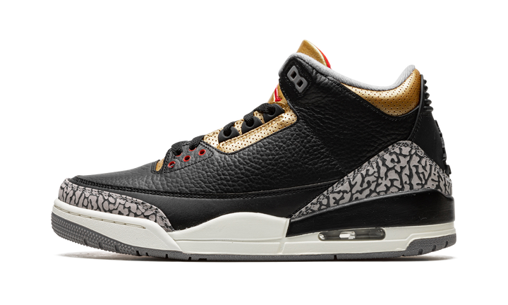 AIR JORDAN 3 BLACK GOLD WOMENS