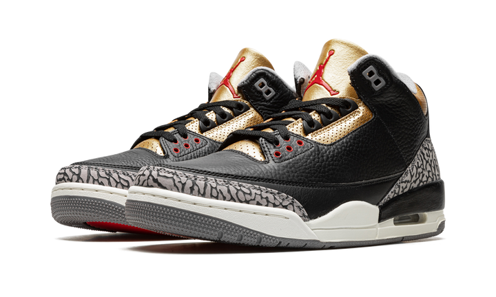 AIR JORDAN 3 BLACK GOLD WOMENS