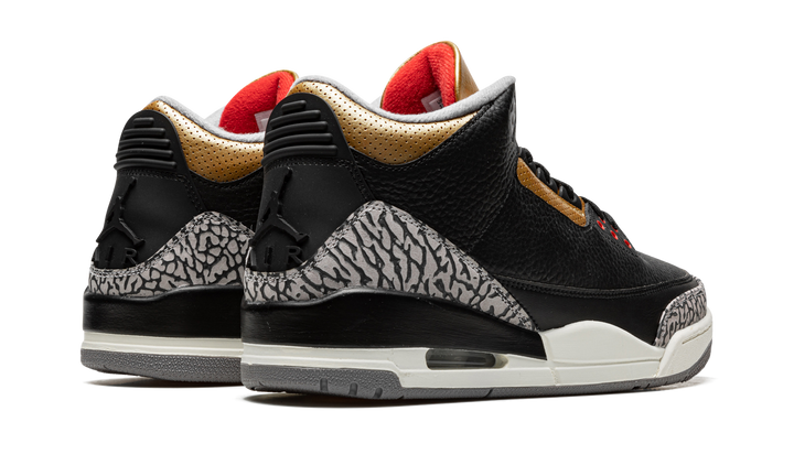 AIR JORDAN 3 BLACK GOLD WOMENS