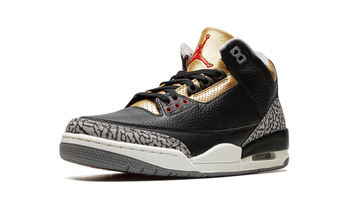 AIR JORDAN 3 BLACK GOLD WOMENS
