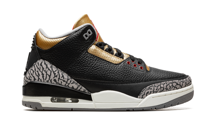 AIR JORDAN 3 BLACK GOLD WOMENS