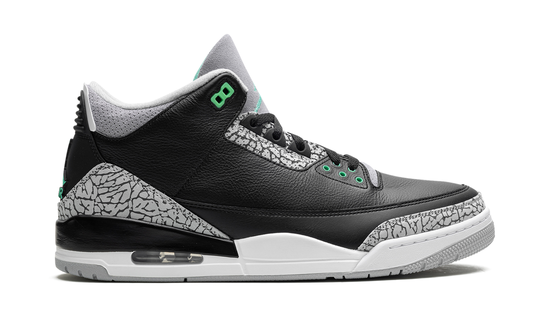 AIR JORDAN 3 GREEN GLOW