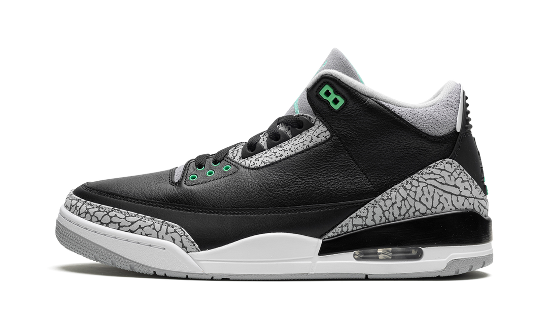 AIR JORDAN 3 GREEN GLOW