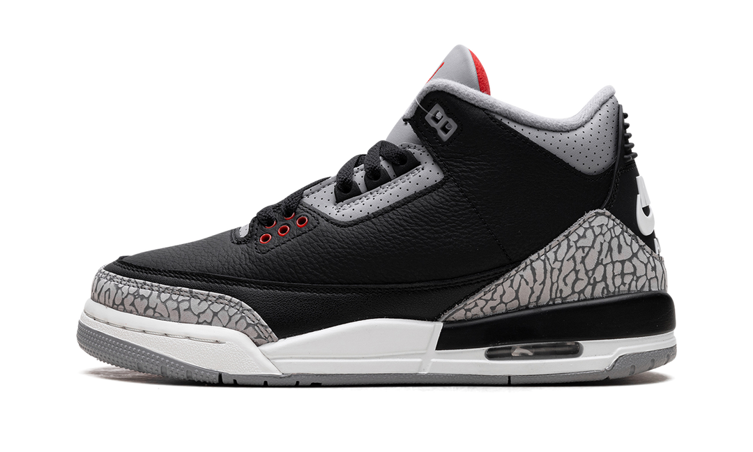 AIR JORDAN 3 RETRO BLACK CEMENT REIMAGINED GS