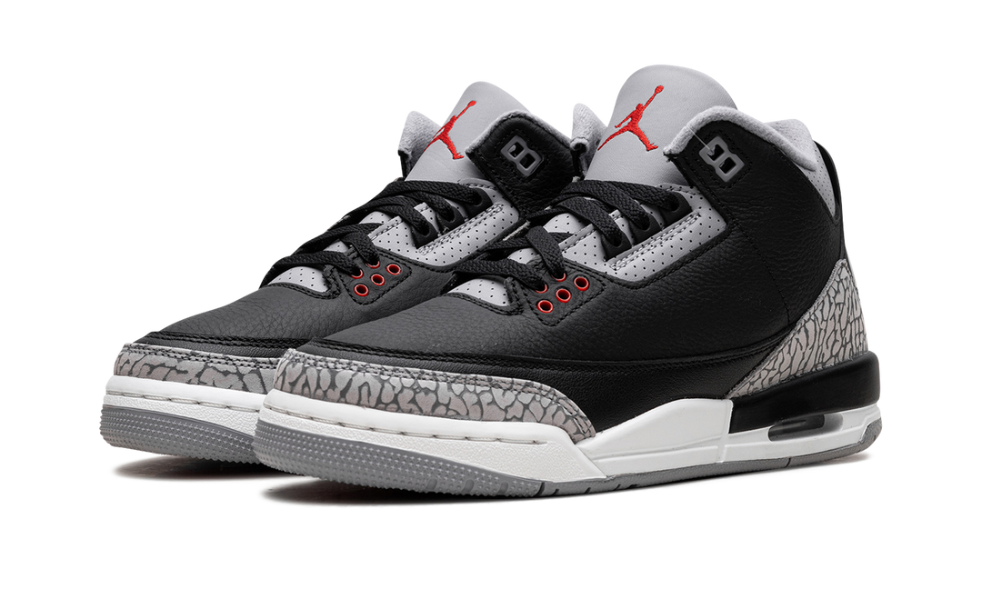 AIR JORDAN 3 RETRO BLACK CEMENT REIMAGINED GS