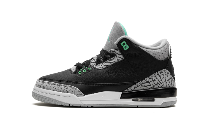 AIR JORDAN 3 RETRO GREEN GLOW GS