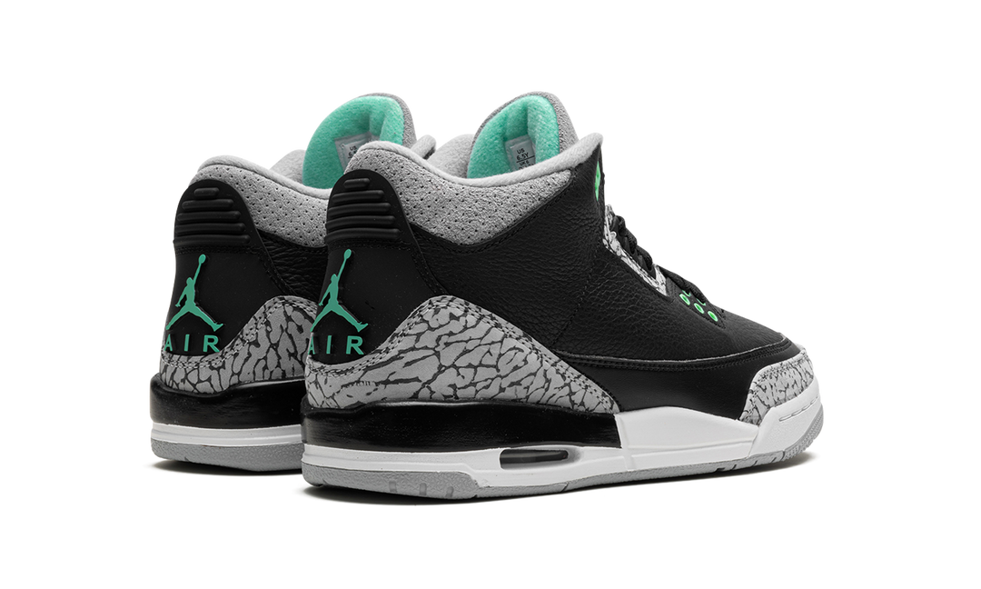AIR JORDAN 3 RETRO GREEN GLOW GS