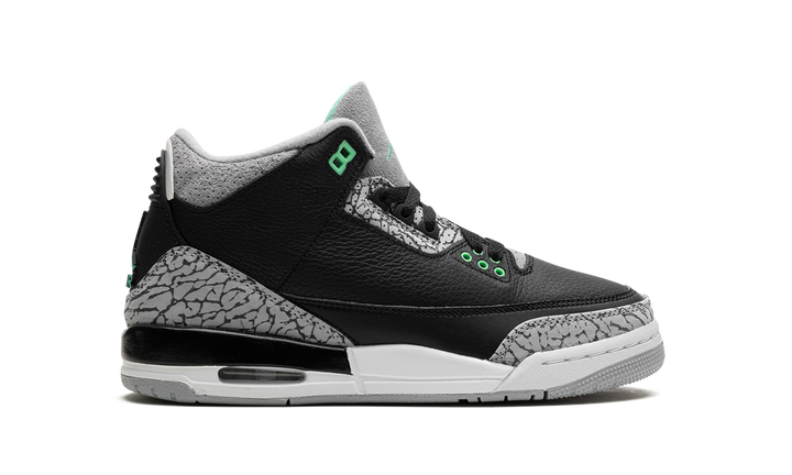 AIR JORDAN 3 RETRO GREEN GLOW GS
