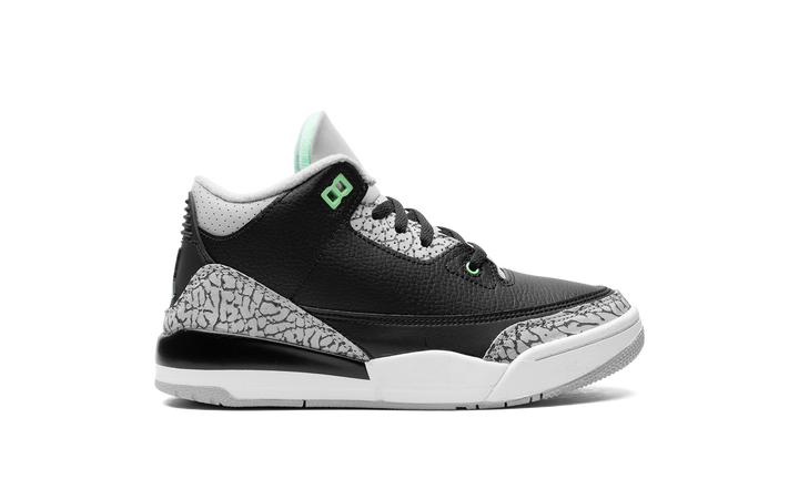AIR JORDAN 3 RETRO GREEN GLOW PS