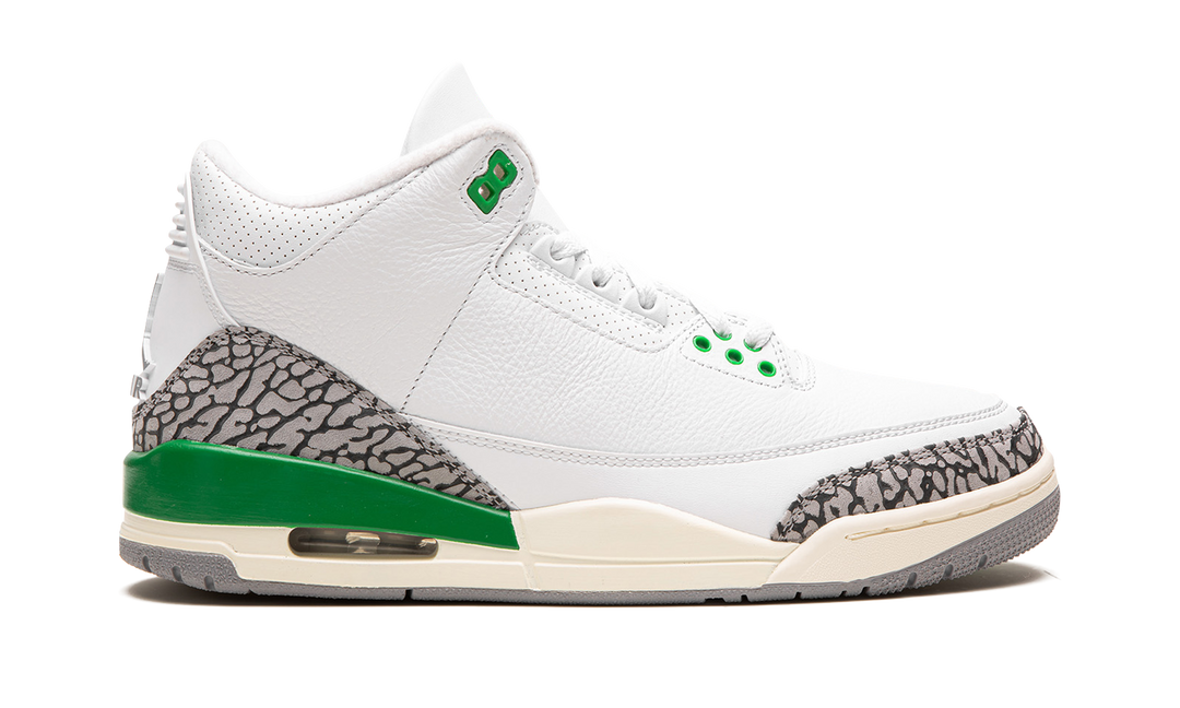 AIR JORDAN 3 RETRO LUCKY GREEN WOMENS