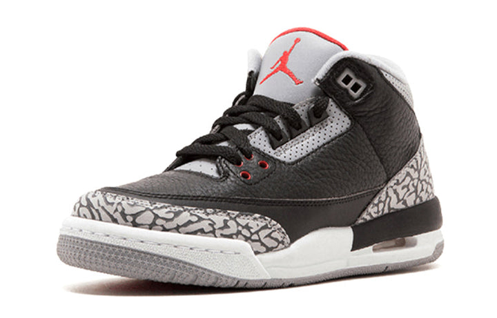 AIR JORDAN 3 RETRO OG BG 2018 BLACK CEMENT
