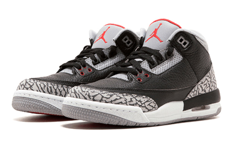 AIR JORDAN 3 RETRO OG BG 2018 BLACK CEMENT
