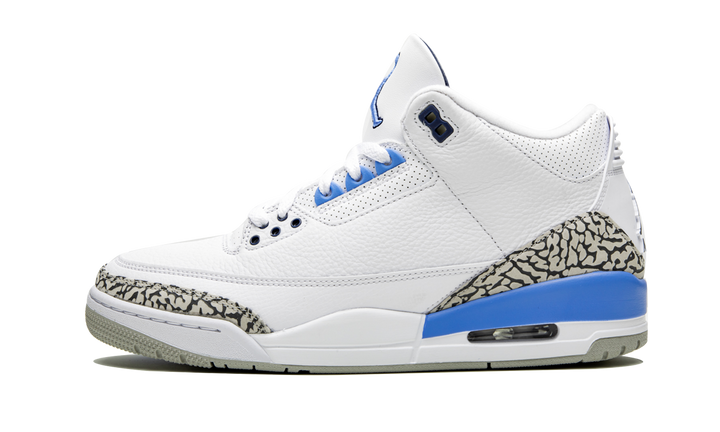 AIR JORDAN 3 UNC WHITE