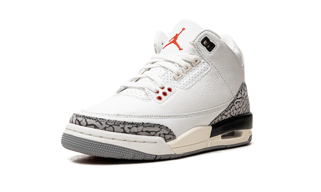 AIR JORDAN 3 WHITE CEMENT REIMAGINED GS