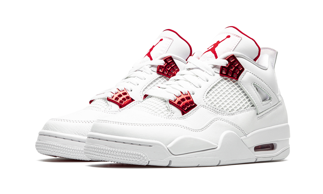 AIR JORDAN 4 METALLIC PACK WHITE RED