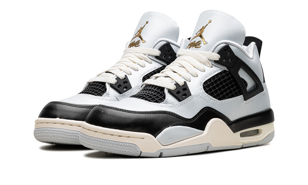 AIR JORDAN 4 RETRO PLATINUM GOLD GS