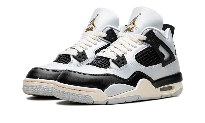 AIR JORDAN 4 RETRO PLATINUM GOLD GS