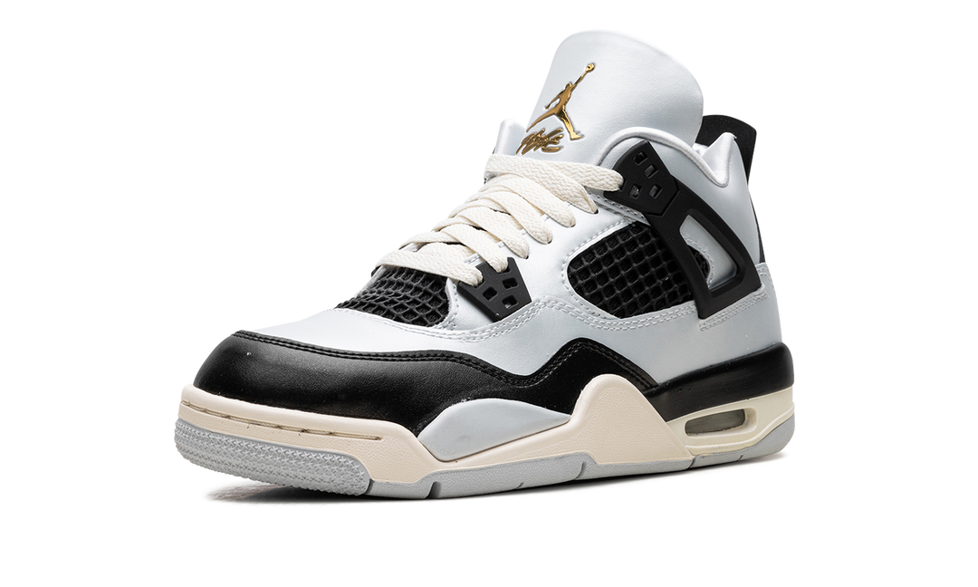 AIR JORDAN 4 RETRO PLATINUM GOLD GS