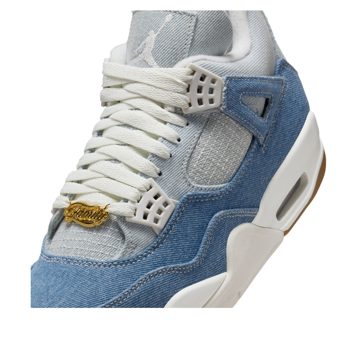 AIR JORDAN 4 RETRO TEX DENIM WORN BLUE WOMENS