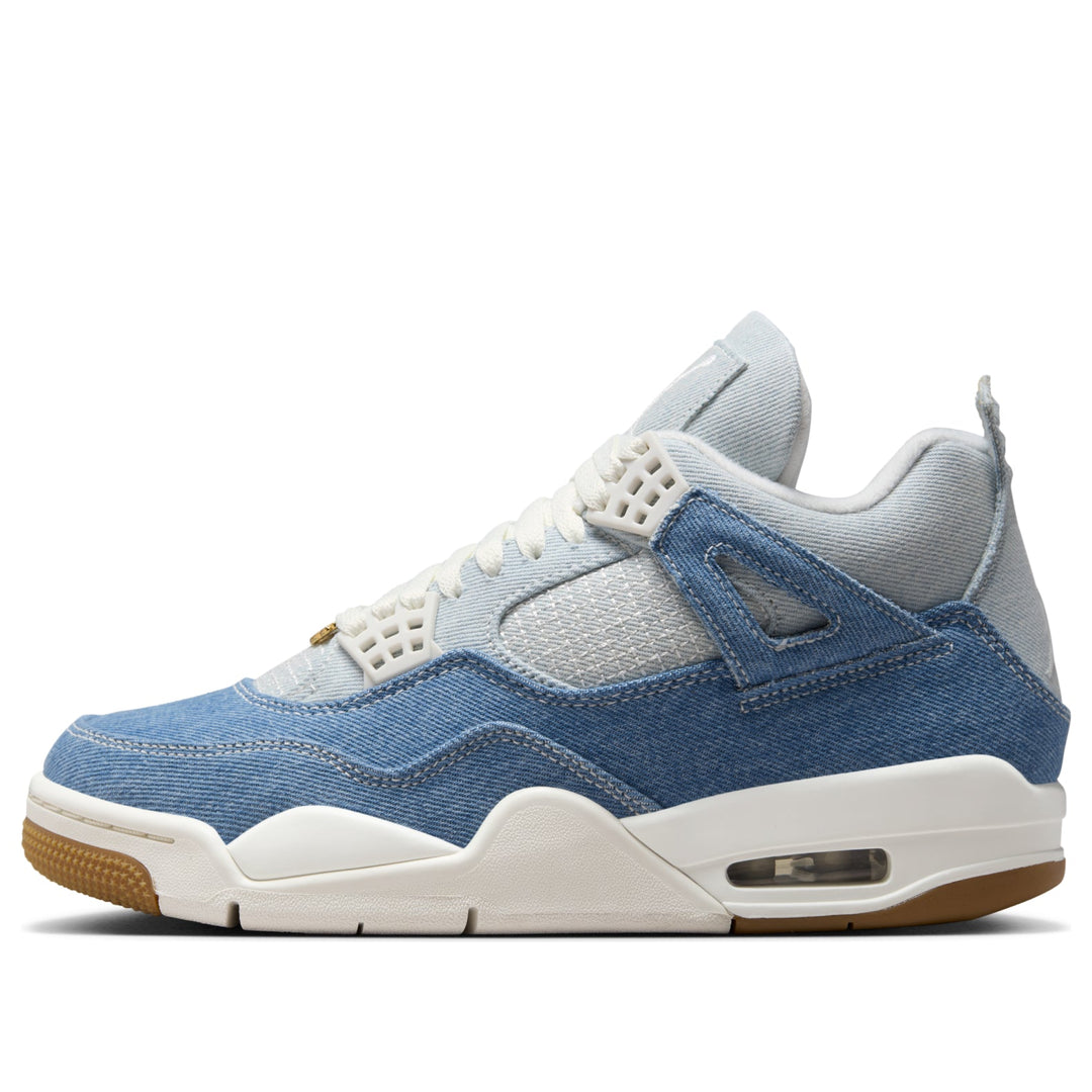 AIR JORDAN 4 RETRO TEX DENIM WORN BLUE WOMENS