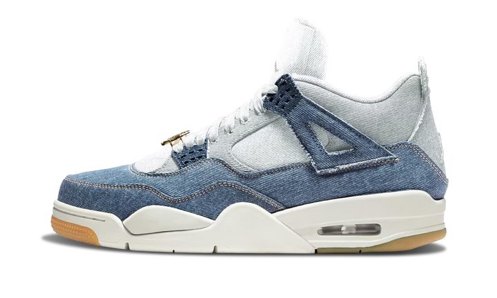 AIR JORDAN 4 RETRO TEX DENIM WORN BLUE WOMENS