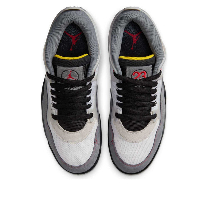AIR JORDAN 4 RM PREMIUM WHITE BLACK SMOKE GREY FIRE RED