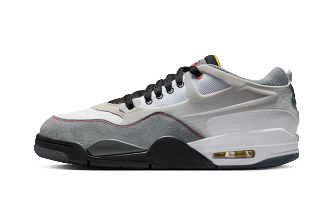AIR JORDAN 4 RM PREMIUM WHITE BLACK SMOKE GREY FIRE RED