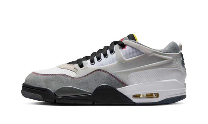 AIR JORDAN 4 RM PREMIUM WHITE BLACK SMOKE GREY FIRE RED
