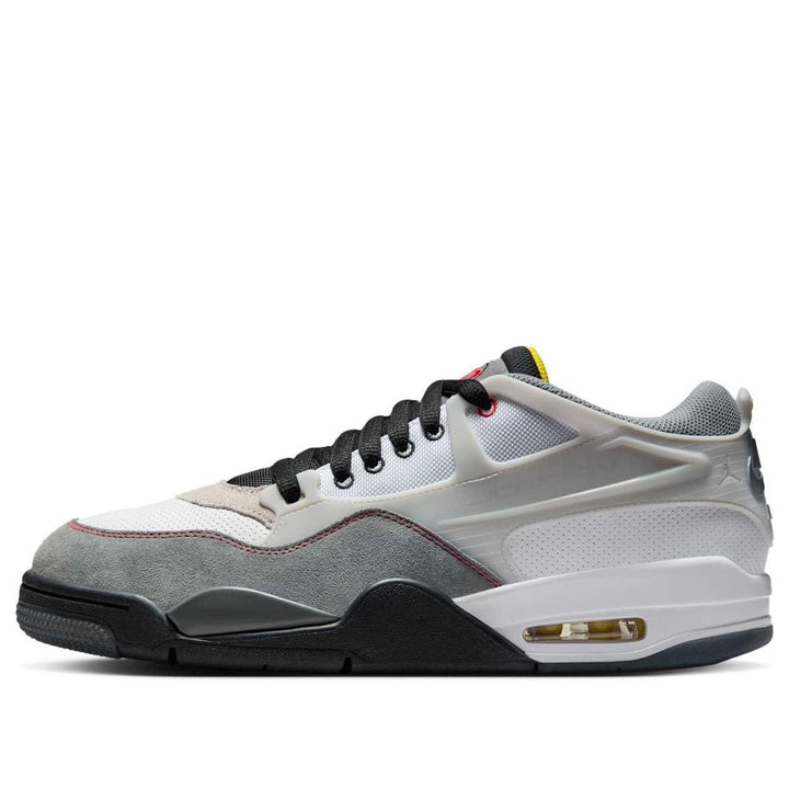 AIR JORDAN 4 RM PREMIUM WHITE BLACK SMOKE GREY FIRE RED