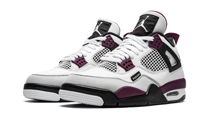 AIR JORDAN 4 X PSG WHITE NEUTRAL GREY BORDEAUX