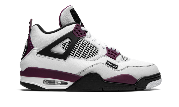 AIR JORDAN 4 X PSG WHITE NEUTRAL GREY BORDEAUX