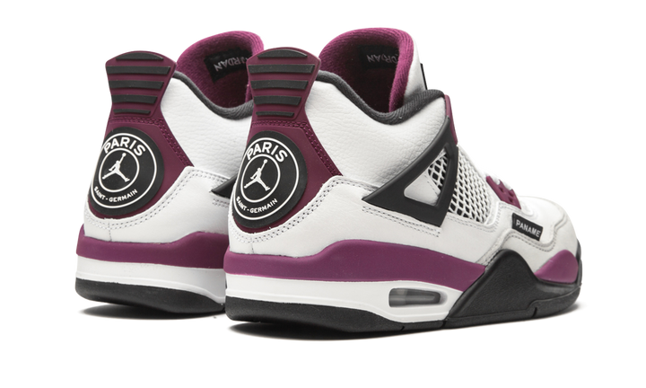 AIR JORDAN 4 X PSG WHITE NEUTRAL GREY BORDEAUX GS