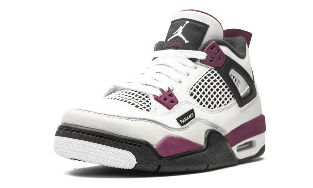 AIR JORDAN 4 X PSG WHITE NEUTRAL GREY BORDEAUX GS